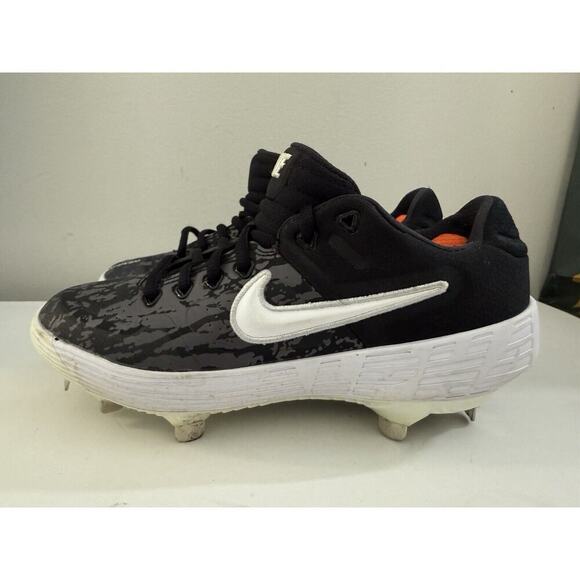Nike Alpha Huarache Elite 2 Low Softball Cleats AJ7732-001 Black Camo Womens 7 - Picture 1 of 9